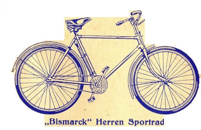 Fahrradmarke Bismarck