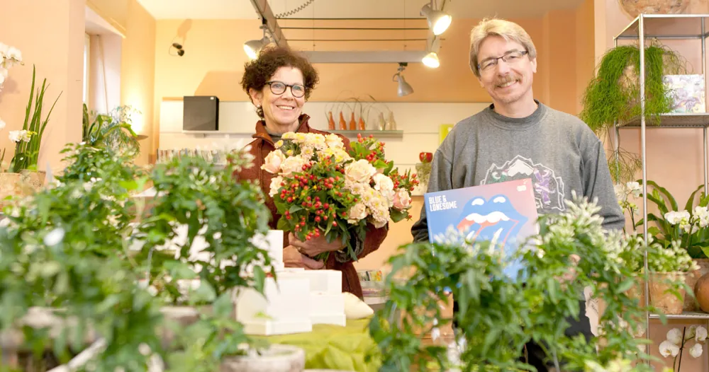 Im Blumen-Studio Petra Kalbfuss in Bessungen